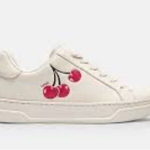 Coach High Line Sneaker With Cherry Print 9.5 B European size 40